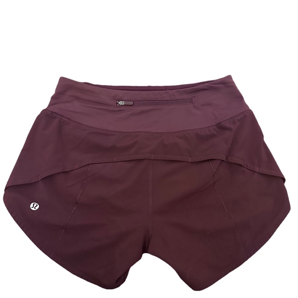 lululemon speed up shorts size 2
